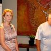 Debbie Barwick and Les Elvin at Mandurah Hunter Indigenous Business Chamber, Rutherford 2014